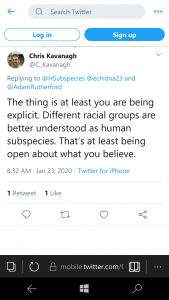 ChrisKavanagh2 » Human Subspecies - Racial Groups, little difference controversial Oxford U. researcher acknowledges » Human Evolution News » 1
